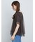 チュールレイヤードTシャツ
