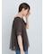 チュールレイヤードTシャツ