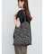 レオパード柄ファブリックトート