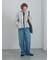 ミッドライズストレートワイドデニムパンツ