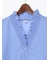 Vネックスタンドフリルブラウス