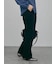 【UVカット/マシンウォッシャブル/撥水加工】ウールライクストレートパンツ(セットアップ可)