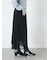 チュールプリーツレースヘムスカート