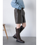 エコレザーハーフパンツ