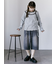 ボーダーキャミセットカットソー