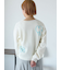 コード花刺繍カーディガン