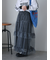 チュールフリルティアードスカート
