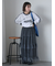チュールフリルティアードスカート