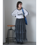チュールフリルティアードスカート