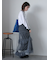 チュールフリルティアードスカート