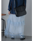 チュールフリルティアードスカート