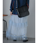 チュールフリルティアードスカート