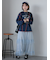 チュールフリルティアードスカート
