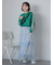 チュールフリルティアードスカート