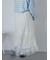 チュールフリルティアードスカート