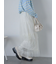 チュールフリルティアードスカート