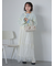 チュールフリルティアードスカート