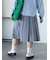 ミディ丈プリーツスカート