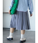 ミディ丈プリーツスカート