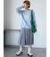 ミディ丈プリーツスカート