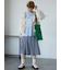 ミディ丈プリーツスカート