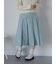 ミディ丈プリーツスカート