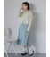ミディ丈プリーツスカート