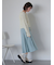 ミディ丈プリーツスカート