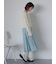 ミディ丈プリーツスカート