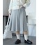 ミディ丈プリーツスカート