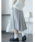 ミディ丈プリーツスカート
