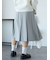 ミディ丈プリーツスカート