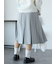 ミディ丈プリーツスカート