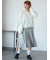 ミディ丈プリーツスカート