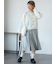 ミディ丈プリーツスカート