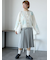 ミディ丈プリーツスカート