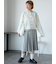 ミディ丈プリーツスカート