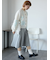ミディ丈プリーツスカート