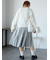 ミディ丈プリーツスカート