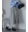 ミディ丈プリーツスカート
