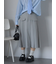 ミディ丈プリーツスカート