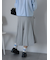 ミディ丈プリーツスカート