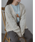 ラメメッシュVネックカーディガン