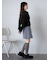 透かし編みジップカーディガン