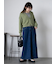 透かし編みジップカーディガン