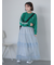 袖レースロンT