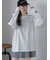 袖レースロンT