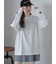 袖レースロンT