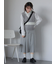 配色ラインニットベスト