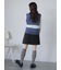 配色ラインニットベスト